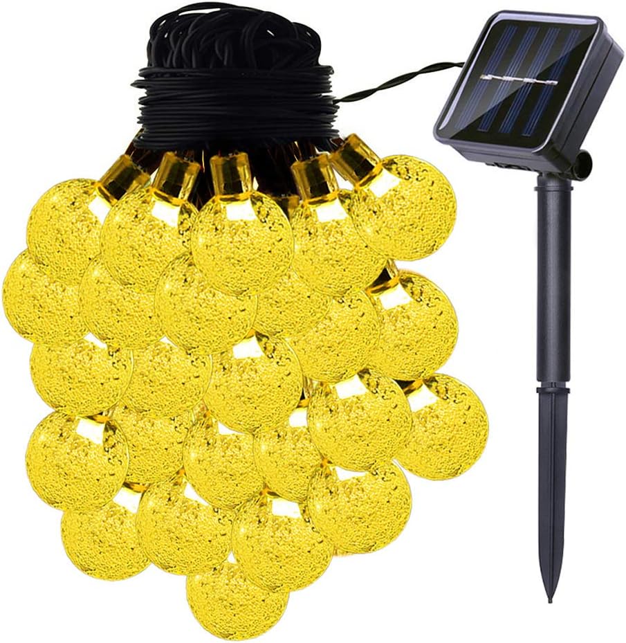 Güneş Solar Enerjili Dize 80 Top Led Işık Bahçe Teras Balkon Aydınlatma LED 10 Metre
