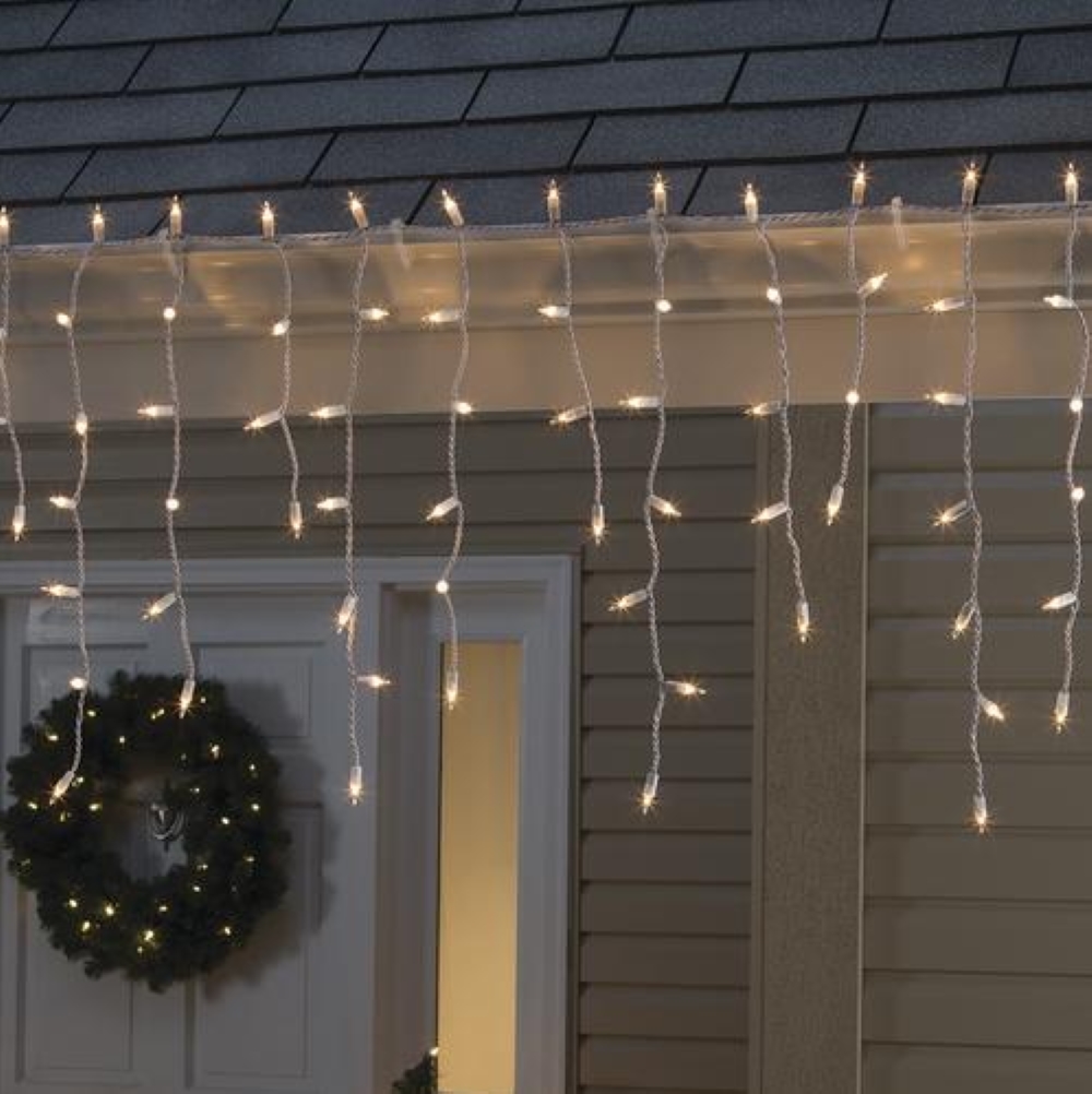 Dış Mekan IP65 3 Metre En Saçak LED 1.5 Metre Fiş Boy Gün Işığı Çakarlı Dekor Süs Aydınlatma Ekleme Fişli ışık