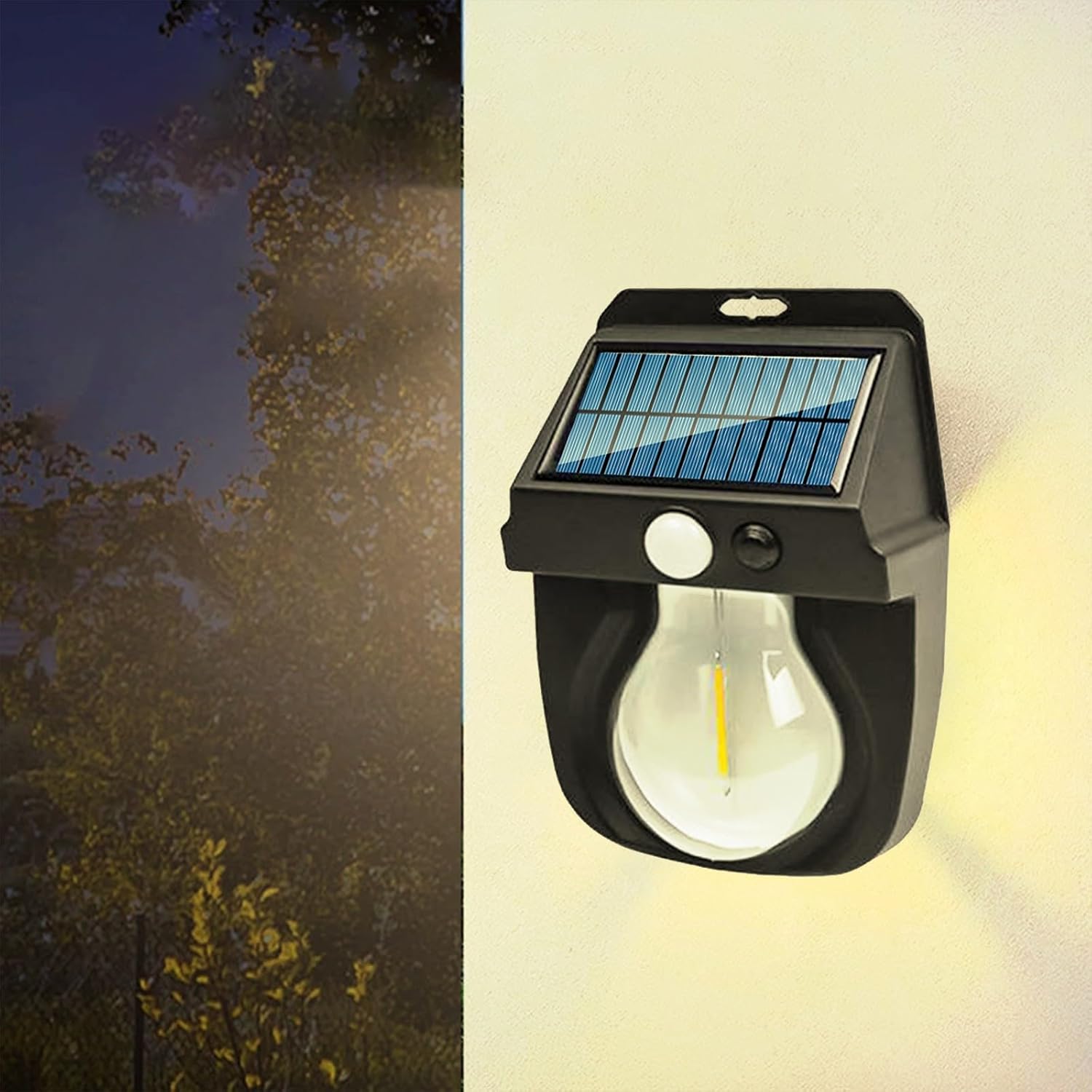 Hareket Sensörlü Bahçe Aydınlatması 5W Lityum Pilli Led Işık Solar Şarjlı Otomatik Dış Mekan Lamba