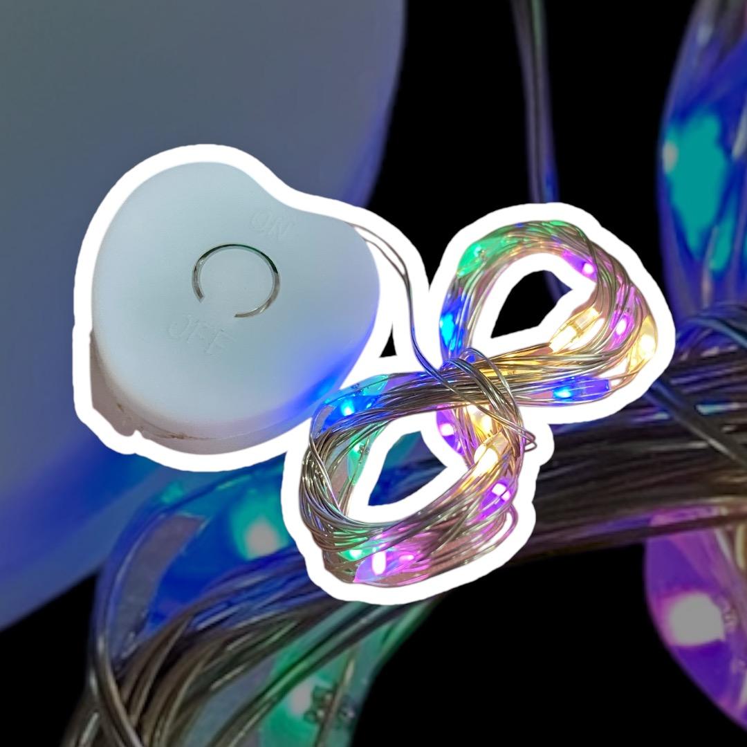 Kalp Şekilli Peri LED 3 Fonksiyonlu Kendinden Pilli Dekoratif Süsleme Işık