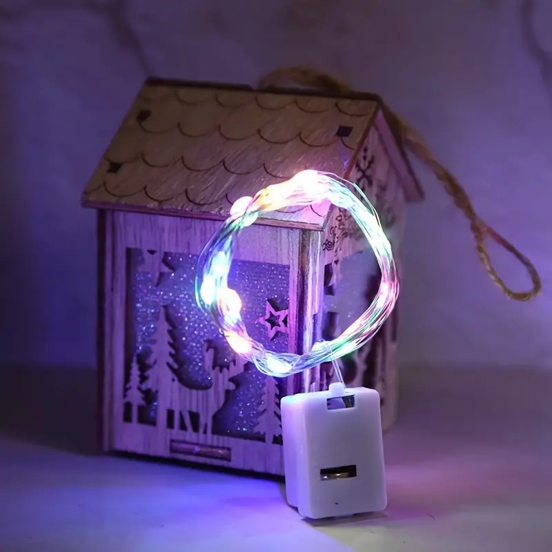 Kendinden Pilli Yeni Nesil Peri Led 2 Metre Dekor Süsleme Aydınlatma RGB Işık