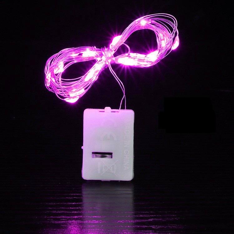 Mini 1 Metre Peri Led Pembe Fonksiyonlu