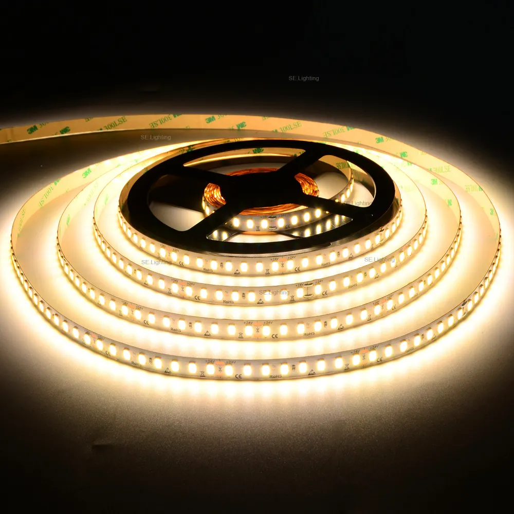 Şerit Led İç ve Dış Mekana Uygun Amber Yapışkanlı Slikonlu Kolay Kurulum Trafosuz tak Çalıştır