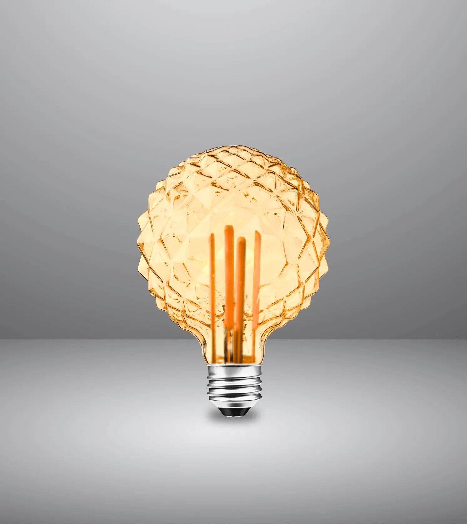 Rustik Vintage Kırılmaz Star Gövde Balon Ampül Işık Led