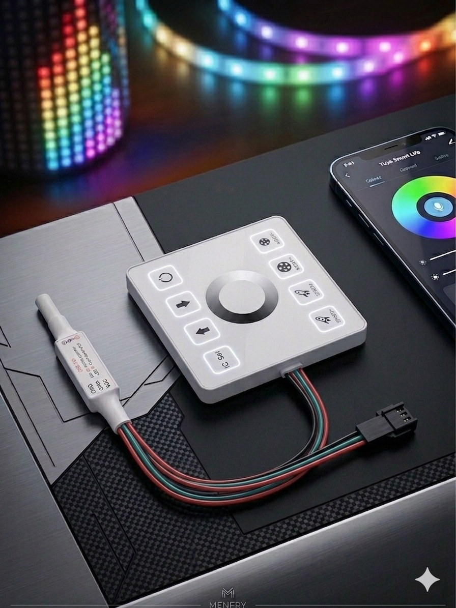 Tek Renk Pixel Led Kontrol Duvar Tipi Dokunmatik Kumandalı