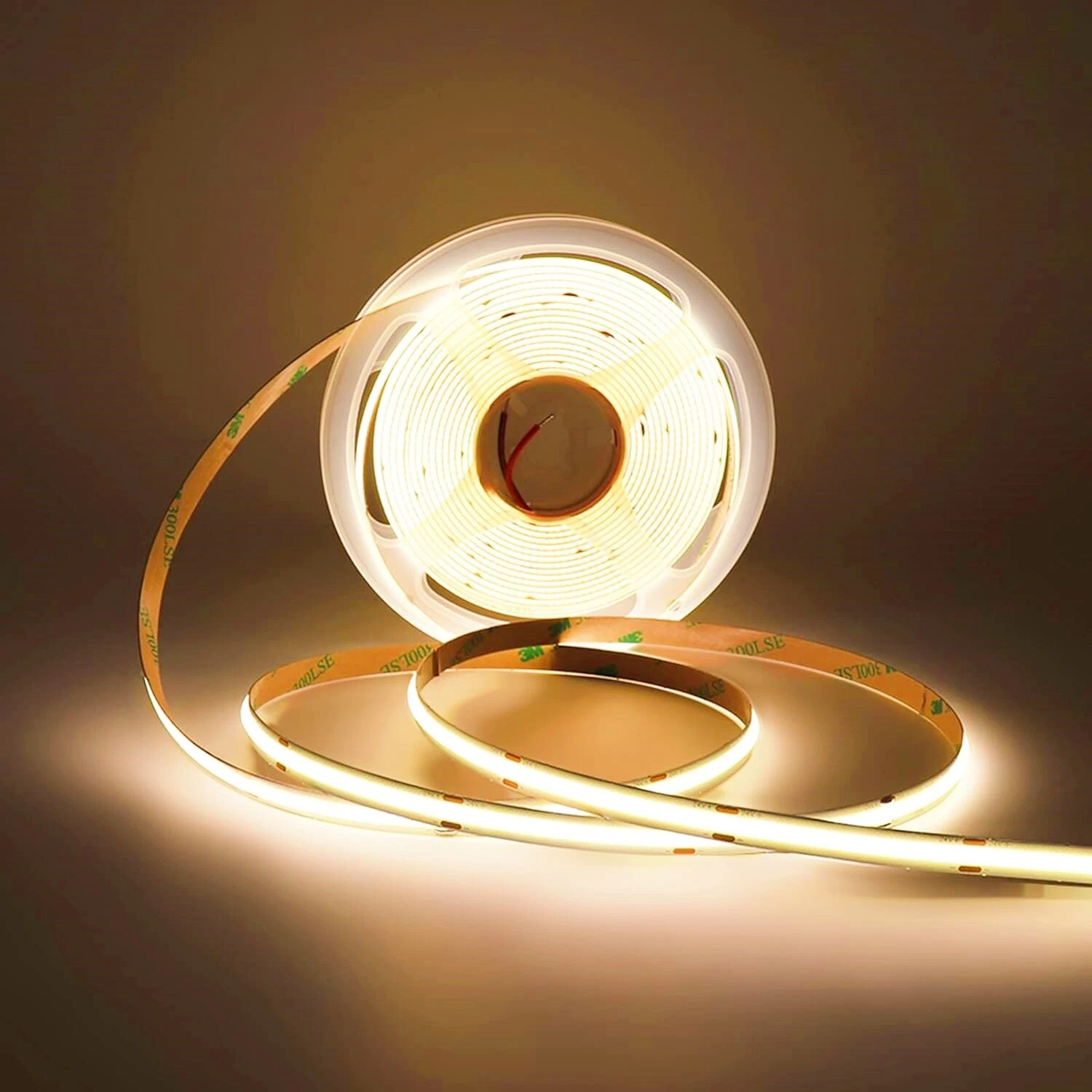 24 Volt 320 Led 8 mm 10 Metre Cob Şerit Led 3000K  Gün Işığı