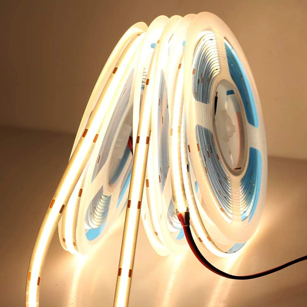 24 Volt 360 Ledli 10 mm Gün Işığı Piksel Kayar Cob Şerit Led (5Metre)